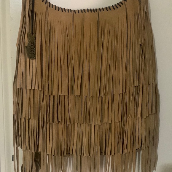 MUXO Large Tan Leather Shoulder Bag - Picture 3 of 17